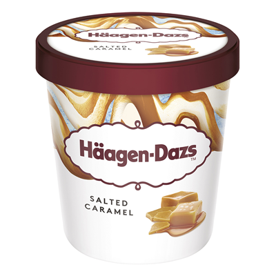 Crème glacée caramel beurre salé  Häagen Dazs